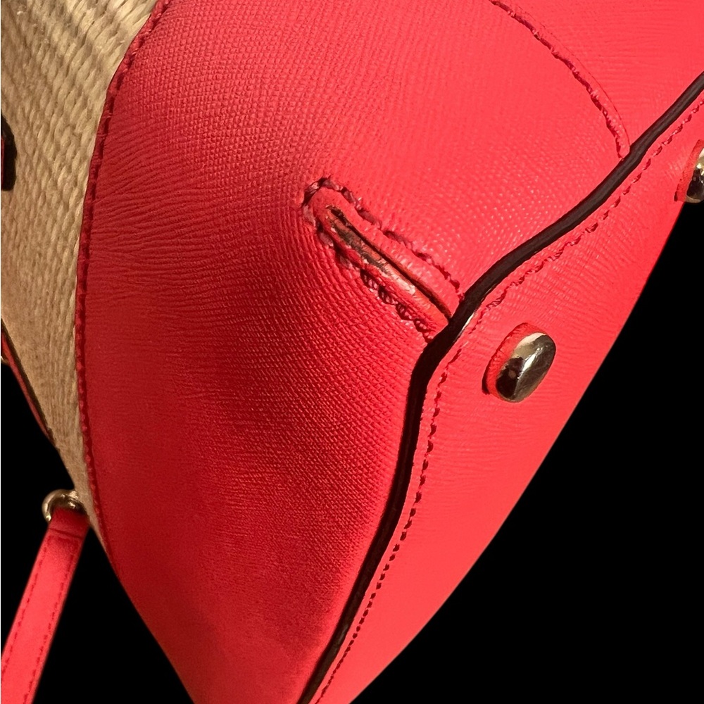 Kate Spade Cedar Street Straw Small 2-Way Bag & Dust Bag   (A453) - Picture 7 of 15